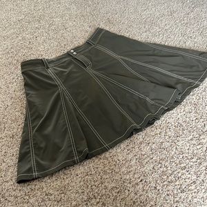 Skort, womens, Athleta. Olive color